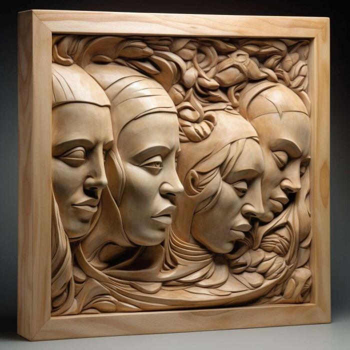 نموذج ثلاثي الأبعاد لآلة CNC 3D Art 